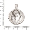 Religion 304 Stainless Steel Pendants STAS-E526-06AS-3