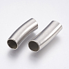 Tarnish Resistant 304 Stainless Steel Tube Beads STAS-P196-18-2