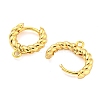 Brass Hoop Earring Findings with Latch Back Closure KK-M286-20G-2