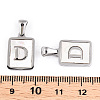 304 Stainless Steel Pave Shell Pendants STAS-G327-01P-D-3