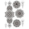 Mandala Pattern Vintage Removable Temporary Water Proof Tattoos Paper Stickers MAND-PW0001-14B-1