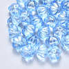 Transparent Spray Painted Glass Beads GLAA-S190-005A-02-1