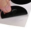 Flat Round Blank Wipe-off Die Reusable Waterproof PVC Adhesive Sticker DIY-I073-01-3