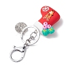 Christmas PVC Plastic Pendants Keychain KEYC-JKC00909-5