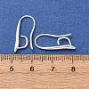 Brass Earring Hooks LS-KK-H502-11S-01-3
