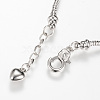 Brass European Style Bracelet Making BJEW-PH0004-01P-2