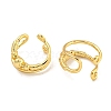 Brass Cuff Earrings EJEW-C104-110G-2