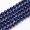 Dyed Grade A Natural Lapis Lazuli Beads Strands X-GSR8mmC123-2