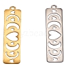 8Pcs 2 Colors 201 Stainless Steel Pendants STAS-SZ0002-79-5