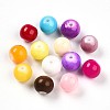 Baking Painted Glass Beads DGLA-Q020-8mm-M01-2