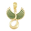 Brass Enamel Pendantss KK-CBAAB9C-05G-01-1