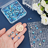 Olycraft 120Pcs 6 Colors Synthetic Moonstone Beads Strands G-OC00005-21-3