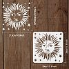 Large Plastic Reusable Drawing Painting Stencils Templates DIY-WH0172-762-2