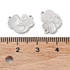 Rhodium Plated 925 Sterling Silver Charms STER-C003-10P-3