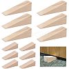  12Pcs 2 Style Solid Wood Door Stopper WOOD-NB0002-02-1