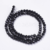 Opaque Glass Beads Strands EGLA-F120-NC04-2