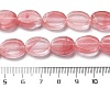 Cherry Quartz Glass Beads Strands G-P559-B03-01-5