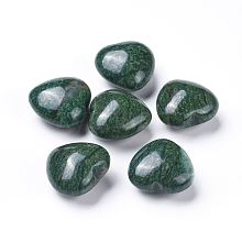 Natural African Jade Heart Love Stone G-K290-17