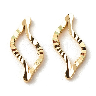 Brass Linking Rings KK-F831-012G-RS-1