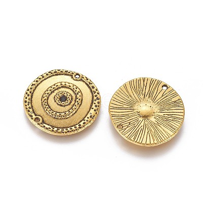 Tibetan Style Links/Connectors LS-TIBEP-EA300YKG-AG-LF-1