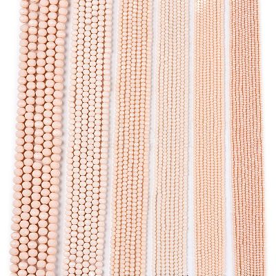Opaque Solid Color Imitation Jade Glass Beads Strands EGLA-A044-P1mm-D05-1