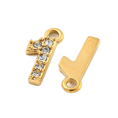 304 Stainless Steel Pendants STAS-L080-002G-01-1
