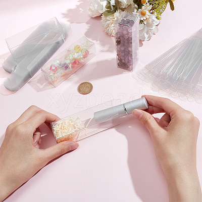 Transparent Plastic PVC Box Gift Packaging CON-WH0085-85B-1