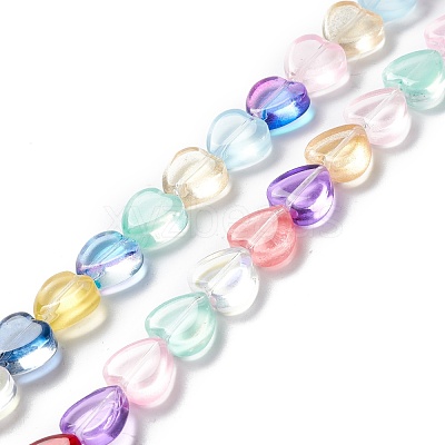 Transparent Glass Beads Strand GLAA-F112-03H-1