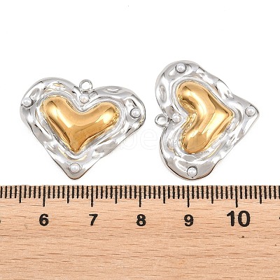 304 Stainless Steel & ABS Plastic Pearl Pendants STAS-G398-08GP-1