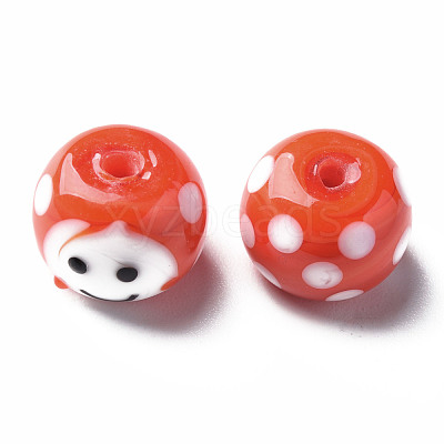 Handmade Lampwork Beads LAMP-T011-11C-1