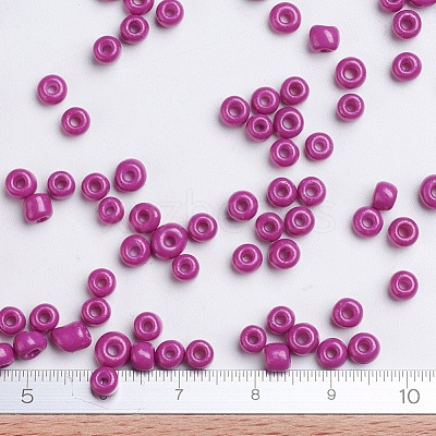 Baking Paint Glass Seed Beads SEED-US0003-4mm-K21-1