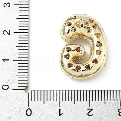 Brass Micro Pave Cubic Zirconia Pendants KK-Z108-02G-G-1