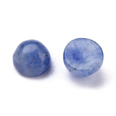 Natural Blue Spot Jasper Cabochons G-P393-R64-4MM-1