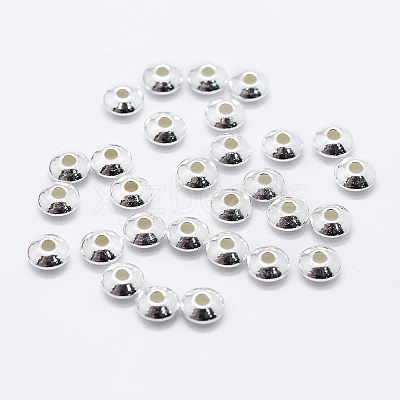 925 Sterling Silver Spacer Beads STER-K167-023C-S-1