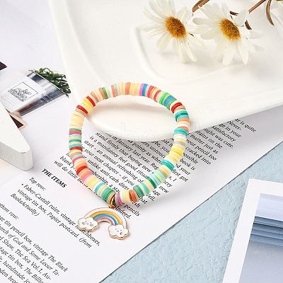 1200Pcs 8 Colors Handmade Polymer Clay Beads CLAY-YW0001-15C-1