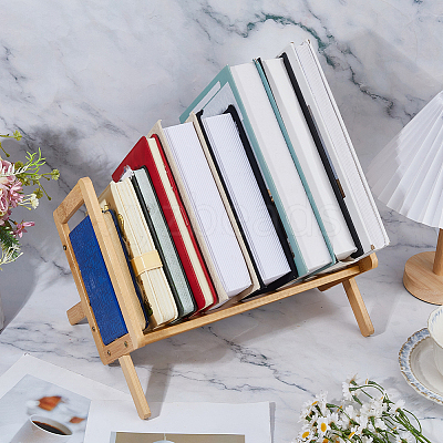 Wood Desktop Bookshelf ODIS-WH0030-313A-01-1