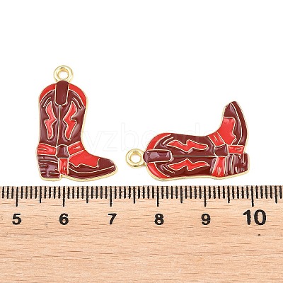 West Cowboy Theme Alloy Enamel Pendants ENAM-L056-01D-03-1