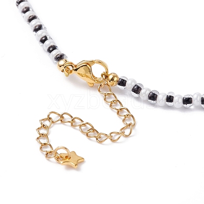 Star & Moon Pendant Necklaces Set for Teen Girl Women NJEW-JN03738-01-1