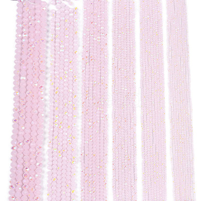 Electroplate Glass Beads Strands EGLA-A044-J3mm-L02-1
