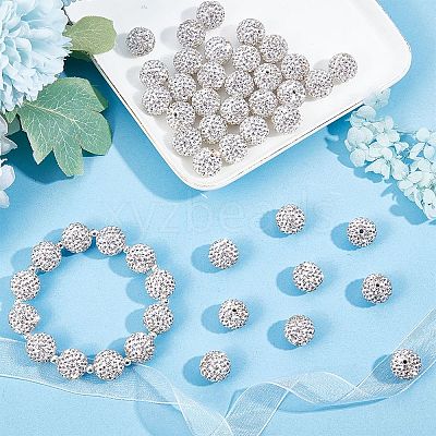 Pave Disco Ball Beads RB-Q195-14mm-001-1