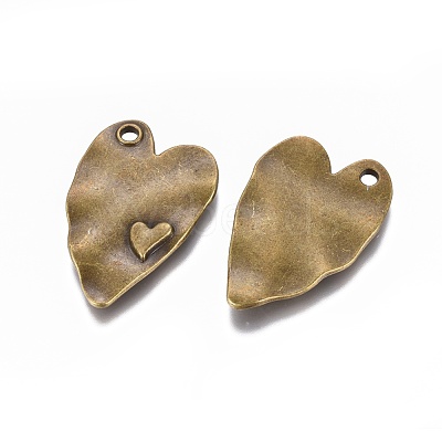 Tibetan Style Alloy Pendants TIBEP-A20287-AB-FF-1