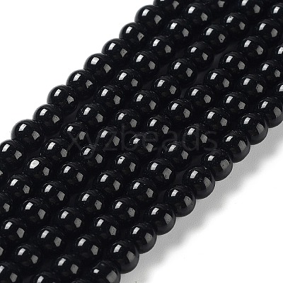 Baking Paint Pearlized Glass Pearl Round Bead Strands X-HY-Q003-6mm-80-1
