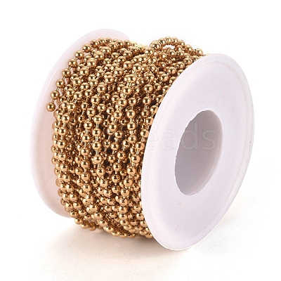 PVD Vacuum Plating 304 Stainless Steel Ball Chains CHS-F009-01D-G-1