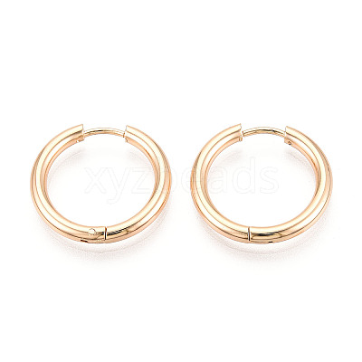 304 Stainless Steel Hoop Earrings EJEW-T048-24C-G-1