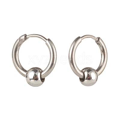 304 Stainless Steel Huggie Hoop Earrings EJEW-JE04555-01-1
