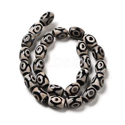 Tibetan Style dZi Beads Strands G-F726-A02-1