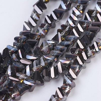 Electroplate Glass Beads Strands EGLA-J145-6mm-HP02-1