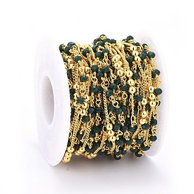 Handmade Brass Curb Chains CHC-I035-02G-07-1