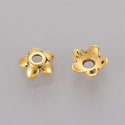 Tibetan Style Bead Caps K0PCP032-1