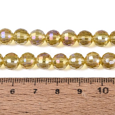 Transparent Glass Beads Strands GLAA-Q107-02A-06-1